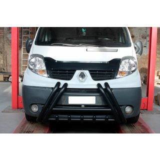 Bull Bar F1-01 Black (Stainless Steel) Opel Vivaro 2001–2015 photo 1