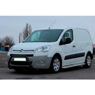 Bull Bar WT022 Black (Stainless Steel) Citroen Berlingo 2008-2018 photo 2