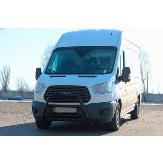 Bull Bar WT022 Black (Stainless Steel) Ford Transit 2014- photo 2
