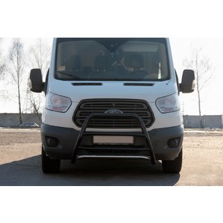 Bull Bar WT022 Black (Stainless Steel) Ford Transit 2014- photo 3