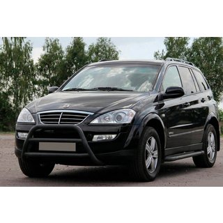 Bull Bar WT022 Black (Stainless Steel) SsangYong Kyron 2005-2014 photo 1