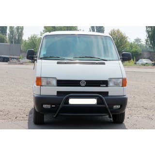 Bull Bar WT022 Black (Stainless Steel) Volkswagen T4 Transporter 1990-2003 photo 1