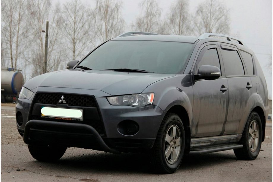Mitsubishi Outlander 2006-2012 Bull Bar WT007 Black (Stainless Steel) Photo 4