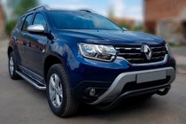 Renault Duster 2018-2024 Bull Bar WT007 Black (Stainless Steel) photo 1