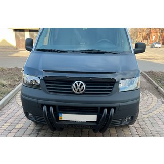 Bull Bar ST006-04 Grille Black (Stainless Steel) Volkswagen T5 Transporter 2003-2010 photo 2