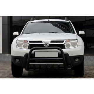 Bull Bar without Logo QT006 Black (Stainless Steel)