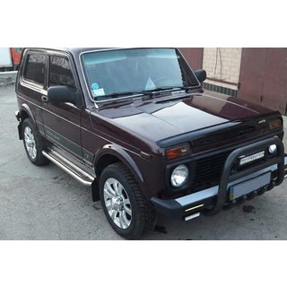 Bull Bar QT006 Black (Stainless Steel) Lada Niva та Urban 1977- photo 1