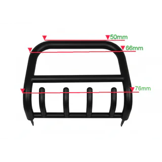 Bull Bar QT006 Black (Stainless Steel)