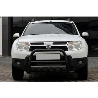 Bull Bar without Logo QT006 Black (Stainless Steel)