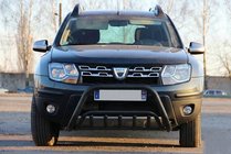 Renault Duster 2008–2017 Bull Bar WT002 Black (Stainless Steel) photo 2