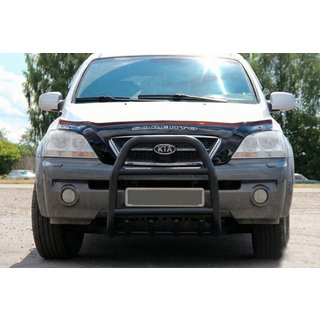 Bull Bar QT007 Black (Stainless Steel) Kia Sorento I BL 2002-2009 photo 2