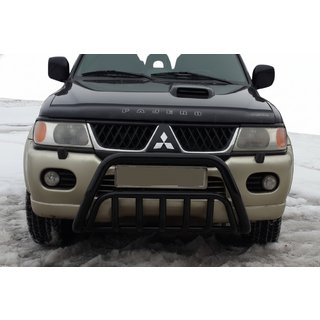 Bull Bar WT002 Black (Stainless Steel) Mitsubishi Pajero Sport 1996-2007