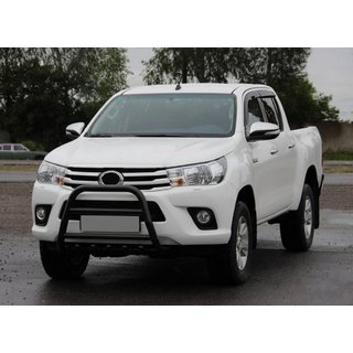 Front Bumper Guard QT008 Black (Stainless Steel) photo 3