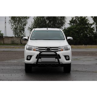 Front Bumper Guard QT008 Black (Stainless Steel) photo 2