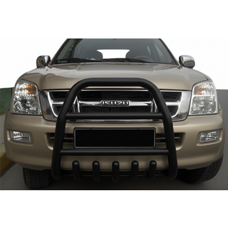 Front Bumper Guard QT007 Black (Stainless Steel) Isuzu D-Max 2011-2019