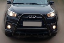 Chery Tiggo 3 2005- Bull Bar WT009 Black (Stainless Steel) photo 1