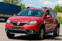 Renault Sandero 2013-2022 Front Bar WT007 Black (Stainless Steel) photo 2