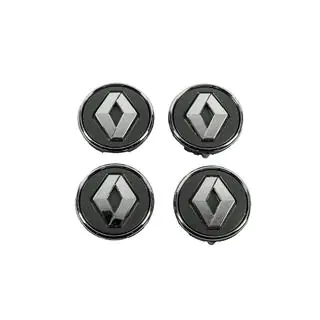 Graphite Wheel Center Caps with Ring 81568DRK (57mm to 49mm, Set of 4) photo 1