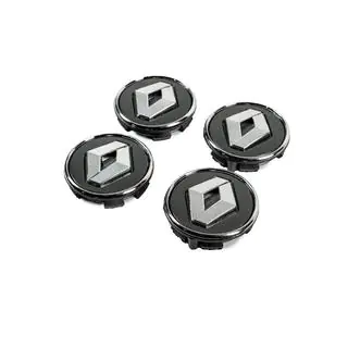 Graphite Wheel Center Caps with Ring 81568DRK (57mm to 49mm, Set of 4) photo 2