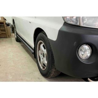 Side Bars BB002 Black (2 pcs, Stainless Steel) Hyundai H200, H1, Starex 1998-2007 photo 1