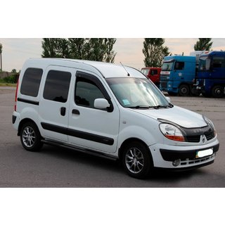Side Bars Black (2 pcs, Stainless Steel) Renault Kangoo 1998-2008 photo 1