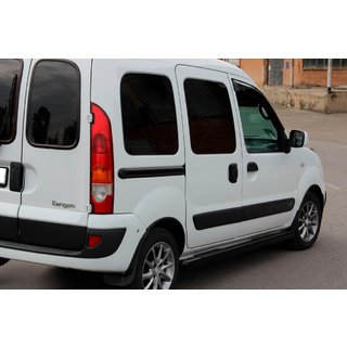 Side Bars Black (2 pcs, Stainless Steel) Renault Kangoo 1998-2008 photo 3