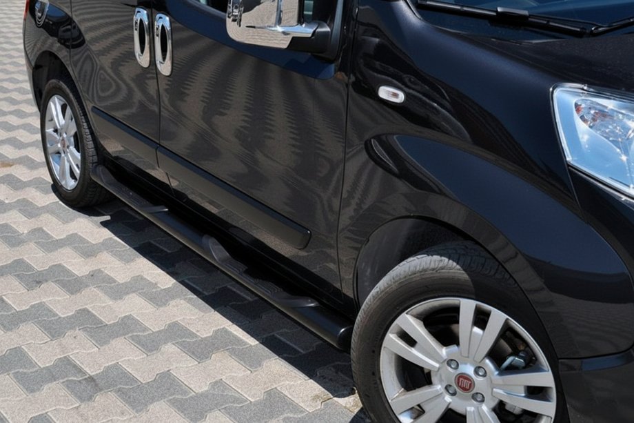Peugeot Bipper 2008-2017 Side Bars Black (2 pcs, stainless steel) Photo 3