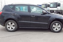Geely Emgrand X7 2011- Side Bars Black (2 pcs, stainless steel) photo 2