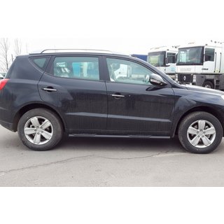 Side Bars Black (2 pcs, stainless steel) Geely Emgrand X7 2011- photo 2