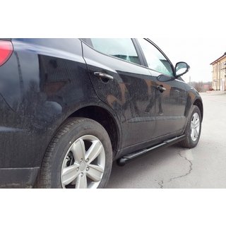 Side Bars Black (2 pcs, stainless steel) Geely Emgrand X7 2011- photo 3