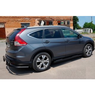 Side Bars BB002 Black (2 pcs, Stainless Steel) Honda CRV 2012-2016 photo 4