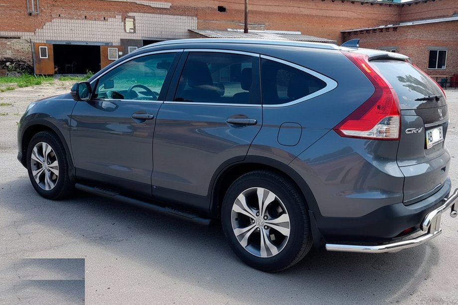 Honda CRV 2012-2016 Side Bars BB002 Black (2 pcs, Stainless Steel) Photo 3