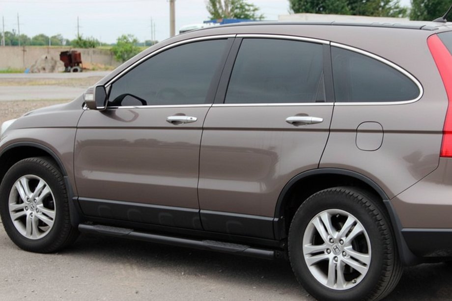 Honda CRV 2012-2016 Side Bars BB002 Black (2 pcs, Stainless Steel) Photo 7