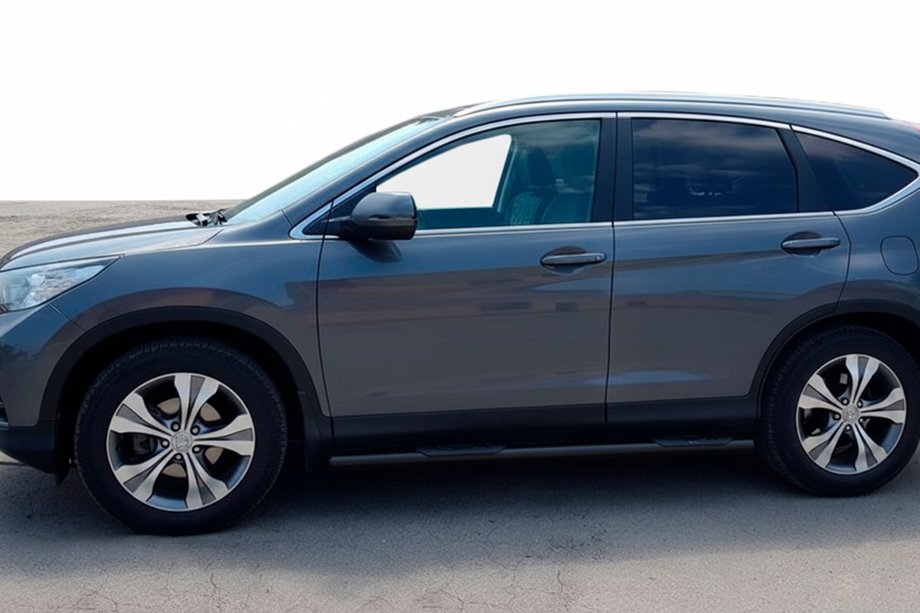 Honda CRV 2012-2016 Side Bars BB002 Black (2 pcs, Stainless Steel) Photo 2