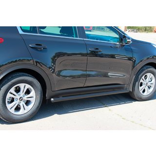Side Bars BB001 Black (2 pcs, Stainless Steel) Kia Sportage 2015-2021 photo 1