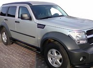 Dodge Nitro 2006-2011 Side Bars Black (2 pcs, stainless steel) photo 2