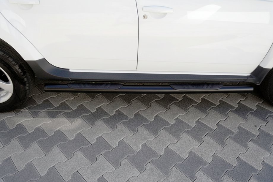Renault Duster 2018-2024 Side Bars BB002 Black (2 pcs, Stainless Steel) Image
