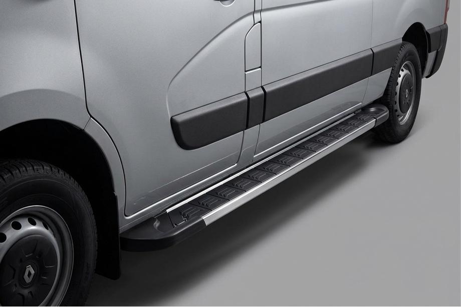 Renault Master 2011-2023 Side Steps RedLine V1 (2 pcs, Aluminum) Image