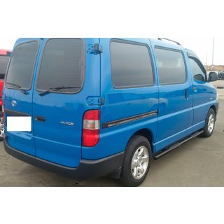 Side Bars Black (2 pcs, stainless steel) Toyota HiAce photo 2