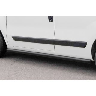 Side Bars Ø60 Black (2 pcs, Stainless Steel) Fiat Fiorino/Qubo 2008-2024 photo 2