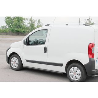 Side Bars Ø60 Black (2 pcs, Stainless Steel) Fiat Fiorino/Qubo 2008-2024 photo 1