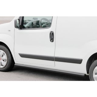 Side Bars Ø60 Black (2 pcs, Stainless Steel) Fiat Fiorino/Qubo 2008-2024 photo 3