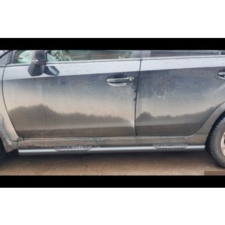 Side Bars BB002 Black (2 pcs, Stainless Steel) Subaru XV 2011-2017 photo 2
