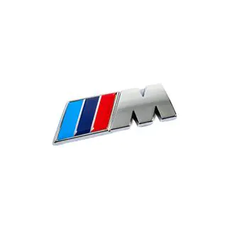 M Badge 85mm x 30mm (Stainless Steel) photo 3