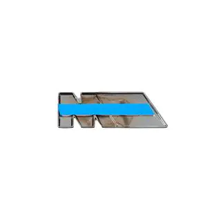 M Badge 85mm x 30mm (Stainless Steel) photo 4