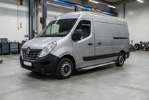 Renault Master 2011-2023 Side Steps Allmond Grey (2 pcs, Aluminum) photo 1