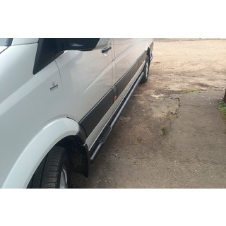Side Bars Black (2 pcs, Stainless Steel) Mercedes Sprinter W906 2006–2018 photo 1