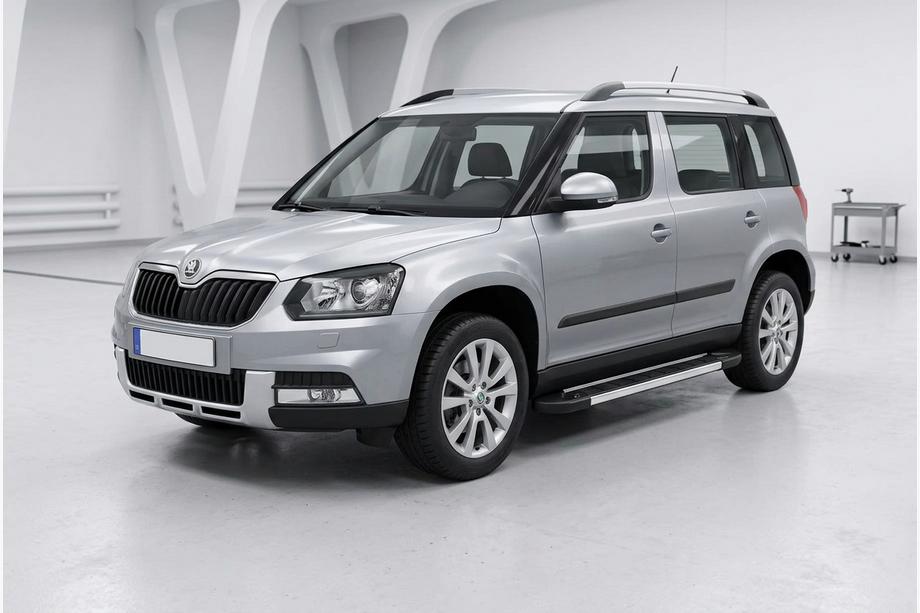 Skoda Yeti 2009-2017 Side Steps RedLine V1 (2 pcs, Aluminum) Photo 1