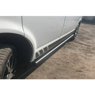 Side Bars Black (2 pcs, stainless steel) Volkswagen T5 Transporter 2003-2010 photo 2