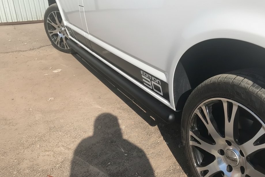Volkswagen T5 Multivan 2003–2010 Side Bars Black (2 pcs, stainless steel) Photo 8